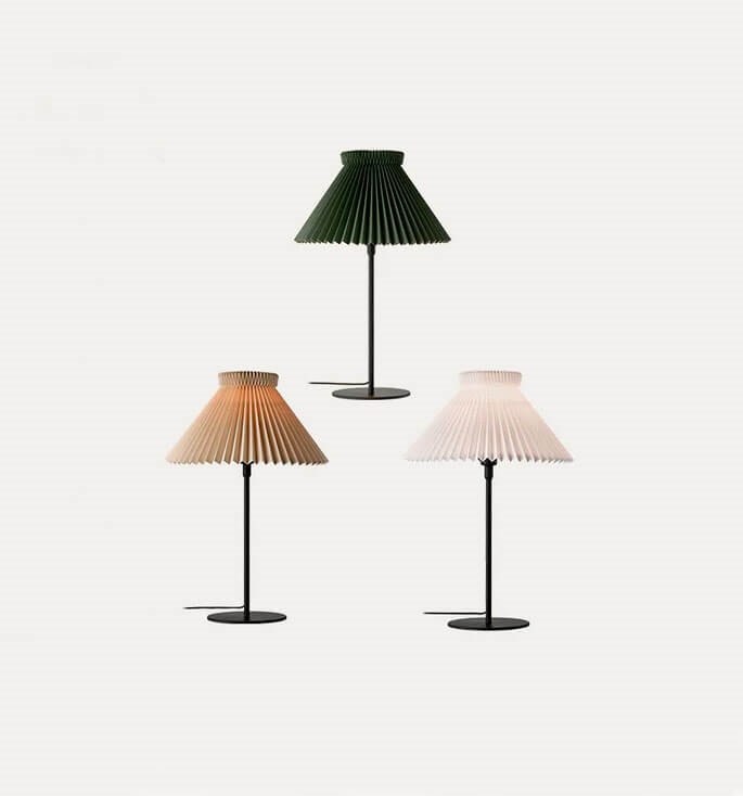 334T bordlampe, sort/papir - hvid