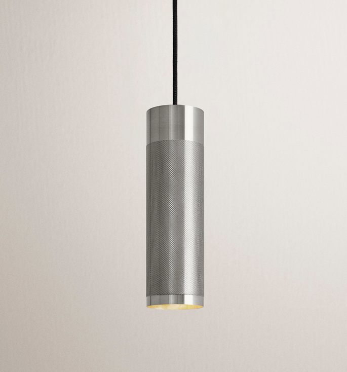 Thorup Copenhagen Patrone pendel, nikkel malet messing, 200 mm