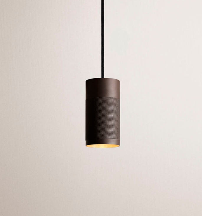 Thorup Copenhagen Patrone pendel, bruneret messing, 120 mm