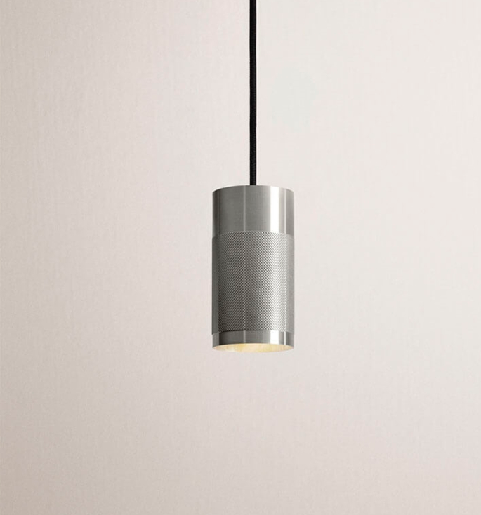 Thorup Copenhagen Patrone pendel, nikkel malet messing, 120 mm