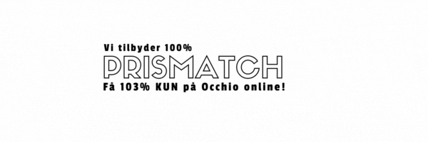 Spotlightshop tilbyder 103% prismatch på Occhio - 100% prismatch på andre varer
